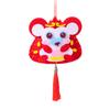 Festival de Mediados de Otoño Colgante del Zodiaco Bolsita Niños de Jardín de Infancia Costura DIY Kit de Materiales Divertidos Bolsa de la Suerte Pequeña Hecha a Mano Creativa