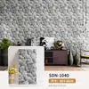 En Stock Wholesale AplicABLE A ETIQUETAS Ladrillo Cultural Autoadhesivo Pegatinas de Pared Papel Tapiz de Azulejo de Mármol Ladrillo de Piedra Rugosa con Certificación Ambiental