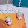 Colar Pingente Colar Pingente Buda Novato Pequeno Prata 999 Prata Esterlina 3D Vintage Acessórios de Joias DIY Mulheres Buda Sorrindo