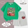 Rayo McQueen Ropa de Verano de Algodón de Manga Corta para Niños Niñas Set Casual de Carreras Cars