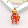 5589 # Llavero Colgante Serie Marvel Figura de Dibujos Animados de Goma Suave PVC Accesorios Colgante para Bolso Fabricante Venta al por Mayor