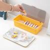 Caja de Almacenamiento para Brochas de Maquillaje con Tapa de Alto Valor para Beauty Blender, Lápiz de Cejas, Brocha para Sombra de Ojos, Lápiz Labial, Gran Capacidad, Caja de Almacenamiento a Prueba de Polvo