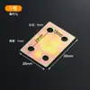 Pieza recta engrosada código de ángulo ángulo de hierro tablero de madera mesa y silla conector fijo pieza recta pieza de hierro código de ángulo en forma de L boxer