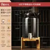 Garrafa de Vidro para Vinho Recipiente Hermético Doméstico Frasco para Vinho Medicinal de Ginseng Jarra para Vinho Jarra para Vinho Branco Garrafa Especial para Vinho com Torneira