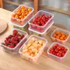 Caja de Almacenamiento para Refrigerador, Caja de Conservación para Carne Congelada, Contenedor Sellado de Grado Alimenticio, Apto para Microondas, Caja de Empaque Especial para Carne Congelada Rápida