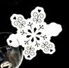 Tarjeta Copa de Vino Hueca de Hotel Navidad copo de nieve blanco Tarjeta de Asiento Tarjeta de Nombre de Boda tarjeta tarjeta tarjeta en stock al por mayor
