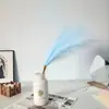 Hierba de Caña Artificial Multicolor Hierba de Pampa Pieza Única Decoración del Hogar Suministros para Bodas Hierba de Juncia Pequeña Hierba Cola de Conejo