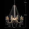 Nuevos Accesorios de Boda 2023 Candelabro de Cristal de Hierro Galvanizado Pabellón de Ceremonia Decoración Suministros de Boda Candelabro