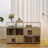 Mesita de noche para el hogar Zhonggu USM, revistero de acero inoxidable, cómoda de almacenamiento lateral para sala de estar, dormitorio, pequeña estantería ins