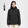 Chaqueta Exterior Camel para Hombre Tres en Uno de Terciopelo Extraíble Gruesa Impermeable para Pareja Traje de Montañismo Otoño e Invierno para Mujer