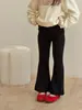 ¡Solo cómpralo sin pensarlo, el diseño es realmente hermoso! Pantalones de campana de moda para niñas con diseño suave, cómodo y ajustado.