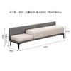 Taburete de cama moderno simple, banco creativo para dormitorio, taburete ligero de lujo para el hogar, puerta, taburete para cambiarse los zapatos, taburete largo para sofá