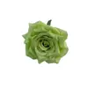 Cabeças de Flores de Rosa de Canto Revestidas Artificiais para Arranjos de Casamento, Flores Artificiais Feitas à Mão para Decoração de Casa, Atacado de Fabricantes, Decoração de Hotel