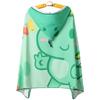 Toalla de Baño Infantil de Secado Rápido Capa para Cambiarse Gorro de Baño para Niñas Niños Bata Especial Absorbente Toalla de Playa Portátil