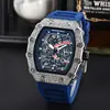 Nuevo Reloj de Barril Moda Richard Esfera Grande Reloj de Cuarzo Multifuncional Reloj para Hombre Explosiones de Tiktok