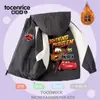 Chaqueta de Esquí para Niños con Forro de Felpa Cars Rayo McQueen Mate Bloque de Color con Capucha Ropa Exterior Gruesa de Otoño/Invierno para Niños
