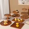 Soporte de Exhibición para Mesa de Postres Chino Adornos Bandeja para Pastel de Compromiso Soporte para Postres de Múltiples Capas Bandeja de Té Mesa para Hora del Té con Comida Fría