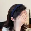 Diadema Elegante de Tela Estilo Coreano para Otoño para Mujer, Nueva Diadema de Alta Presión con Dientes, Pinza para el Cabello Antideslizante, Accesorio para el Cabello