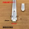 Riel Guía de Aleación de Aluminio Sensor de Interruptor Fotoeléctrico Pista Brida Interior Ranura en U Ranura en Forma de C Apertura Tubo Cuadrado 1.0m Precio