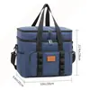 Bolsa de piquenique e acampamento ao ar livre de grande capacidade para Amazon transfronteiriça, bolsa de resfriamento e isolamento com folha de alumínio espessada, bolsa de gelo para conservação de frutas