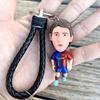 Em estoque Boneca de Futebol Pingente Real Madrid C Ronneymar Salah Messim Bappe Boneca Chaveiro