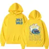 Suéter de estilo europeo y americano nuevo 2024 para hombres y mujeres con estampado de anime retro, sudadera oscura con capucha para hombres y mujeres