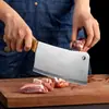 Cuchillo de Cocina de Acero Inoxidable, Herramientas de Cocina de Chef para Cortar Verduras y Picar, Productos de Puesto Callejero, Cuchillo Doméstico para Cortar Huesos y Rebanar, Suministro para Puestos