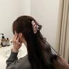 Flash Plissado Tecido Nuvem Bolha Grab Clip Feminino Outono e Inverno High-end Cabeça Cabelo Grande Tubarão Grampo Acessórios de Cabelo