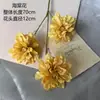 Cenário de Arranjo de Flores Artificiais Amarelas Rosas Falsas Arranjo de Flores Estilo Floresta de Casamento Flores Adereços Decorativos