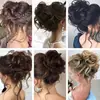 Spot de fábrica direto cabeça de bola anel de cabelo de peruca barba longa cabelo real cabelo natural artefato botão de flor acessórios de cabelo dossel feminino