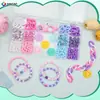Caja de 12 Compartimentos Resina Plástico Hecho a Mano Collar Pulsera DIY Kit de Ensartado Set Accesorios para Ensartar Cuentas