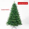Árvore de Natal Quente Venda Transfronteiriça 1,5-2,4 m Árvore de Natal Imitação PE PVC Suprimentos de Decoração de Natal