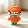[Excluyendo la Muñeca] Mismo Estilo que Wang Yibo Serie Irregular de Muñecos Pequeños Aowu Ropa Sudadera Elástica Conjunto de Dos Piezas con Accesorios de Auriculares