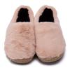 Zapatos de Cordero y Edamame para Mujer en Otoño e Invierno Estilo Nuevo Zapatos Peludos Perezosos de Una Pierna con Suela Trbottomy para Mujeres Embarazadas Pantuflas de Algodón con Forro de Felpa