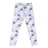 Leggings con Estampado de Dibujos Animados para Niñas de Verano Pantalones Finos de Seda de Leche Anti-Mosquitos Lindo Diseño de Mono Mariposa Ropa Exterior