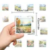 50 Adesivos Graffiti Aquarela Sonho de Primavera para Copo d'Água Celular Computador Adesivos Decorativos à Prova d'Água Adesivos DIY Atacado