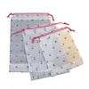 Bolsa de Almacenamiento de Zapatos de Viaje Oso Cereza para Exteriores, Bolsa con Cordón a Prueba de Polvo y Humedad, Bolsa Organizadora de Zapatos para Dormitorio Estudiantil