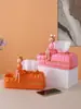 Caixa de Lenços Nórdica criativa caixa de lenços sala de estar caixa de lenços sala de estar decoração de armazenamento decoração de mesa de centro vaso