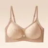 Lencería Femenina Floral Estilo Francés Pastoral, Soporte Suave para Pechos Pequeños, Push-Up, Moldeadora, Anti-Caída, Sujetador sin Aros