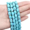 Cuentas Turquesa Azul Sintéticas para Joyería DIY Cuentas Retorcidas Turquesa Cuentas con Forma Especial Cuentas Separadoras de Ábaco Animales de Ábaco Cuentas Sueltas