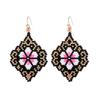 Pendientes de cuentas de estilo bohemio europeo y americano color tejido a mano borla larga pendientes de cuentas Miyuki venta al por mayor