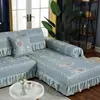 Cojín Universal para Sofá de Cuatro Estaciones Funda de Sofá Tela Lino Sofá Estilo Campestre Europeo Cojín de Asiento Toalla para Sofá