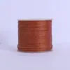 Hilo redondo encerado cosido a mano no suelta hebras 0.4/0.5/0.6mm eje pequeño hilo encerado hilo encerado de poliéster accesorios manuales para cuero DIY