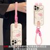 Llavero Lindo de Muñeca Kt Cat Adecuado para Funda de Teléfono Móvil Apple 17Promax 16 Silicona 15 Piel de Cordero 14 Nuevo Modelo para Mujer