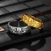 Metalmadman Joyería de Plata Plata de Ley 925 Anillo de Sangre Militar Alemán de la Segunda Guerra Mundial Joyería Anillo de Calavera Anillo para Hombre