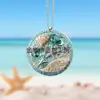 Presente de Dia dos Namorados para Praia Nova Transfronteiriça Onda Praia Concha Estrela do Mar Pingente Acrílico Decoração de Janela Decoração de Varanda