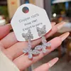 Pendientes de Moda de Aguja de Plata 925 con Cubos de Perla de Venta Caliente Pendientes Dulces de Nicho de Gama Alta Pendientes de Diseño Exquisito