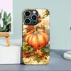 Aplicable a Funda de Vidrio Templado para Apple 18PRO 17PROMAX Calabaza Amarillo Dorado Cubierta Protectora iPhone16 Ilustración 17E