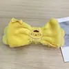 Diadema para el Cabello Estilo Coreano para Mujer Celebridad de Internet Lavado Facial Accesorios para el Cabello Orejas de Conejo Diadema de Astas Diadema de Lazo de Peluche Colección