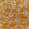 Cuentas Espaciadoras de Vidrio Color Dorado Plateado para Arroz de 1.5-4mm Accesorios para Pulseras, Collares, Joyería Hechos a Mano para Bricolaje